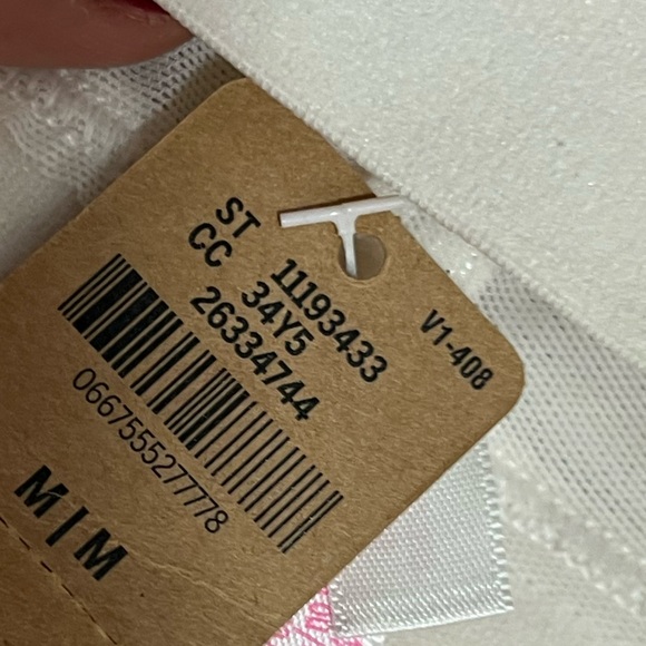 NWT VICTORIA'S SECRET PINK -LEOPARD FLORAL LACE MINI CHEEKSTER PANTIES-M - Picture 3 of 5